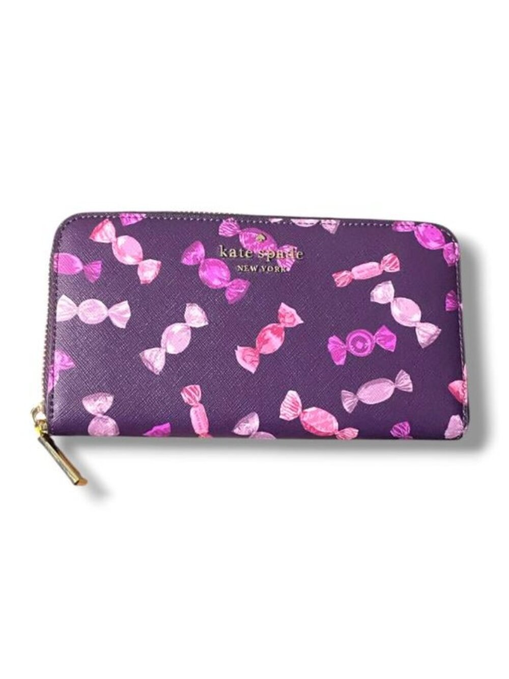 NWOT - Kate Spade Candy Wrapper Wrappings Wallet Staci Leather Continental